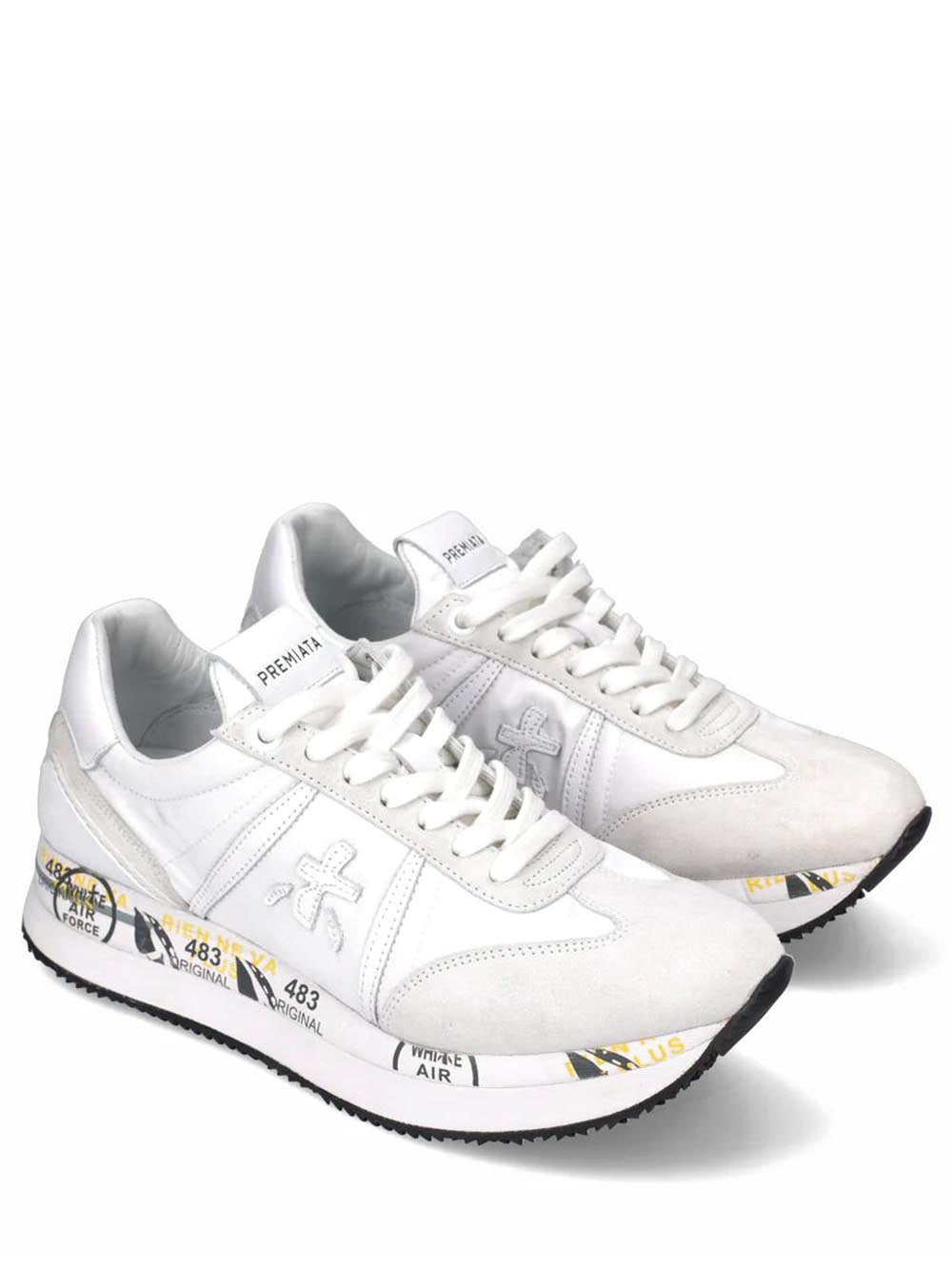 Premiata Sneakers Donna Conny Bianco