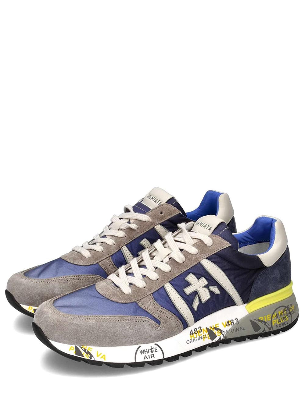 Premiata Sneakers Uomo Lander Blu