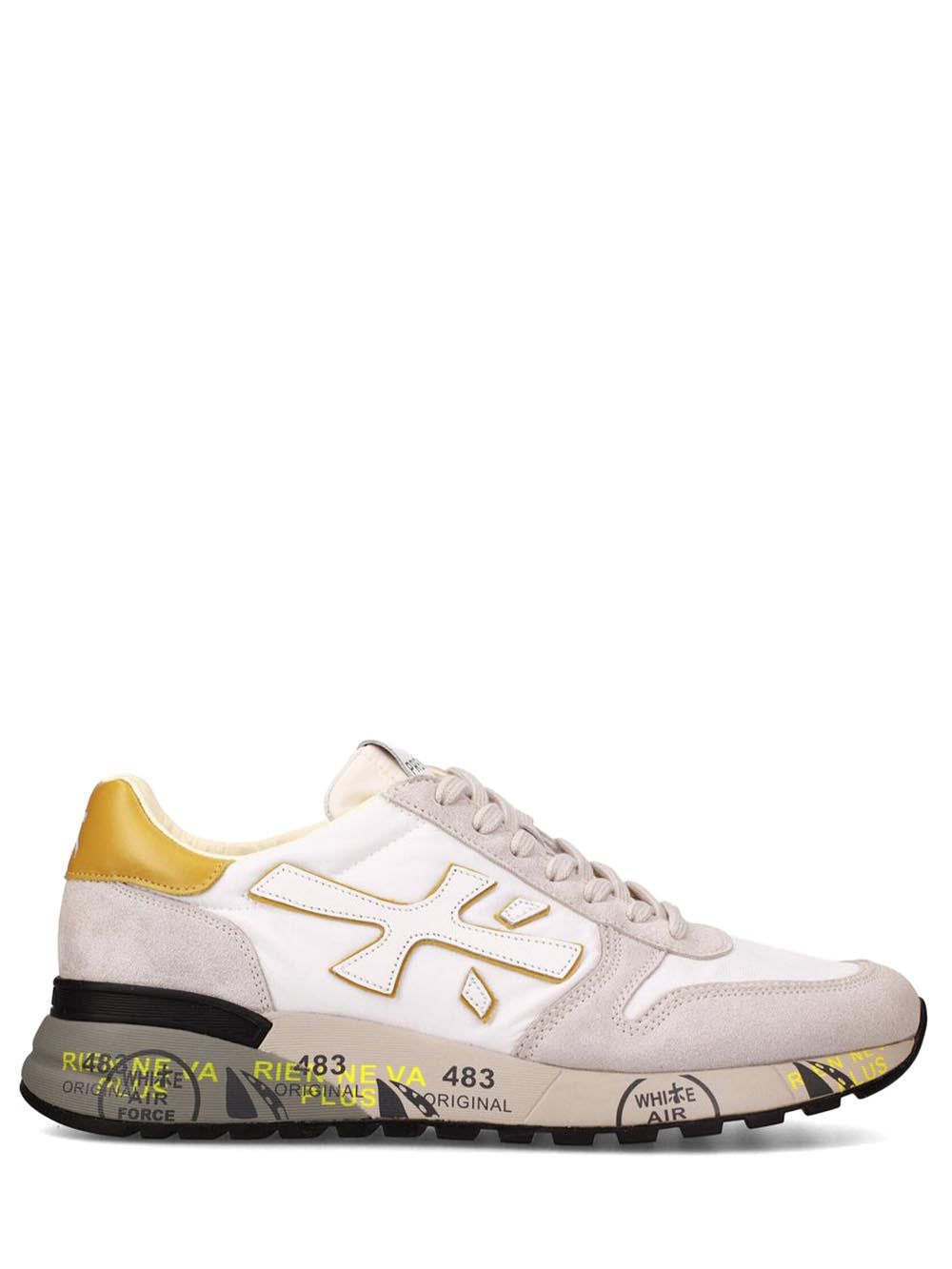 Premiata Sneakers Uomo Mick Bianco/grigio