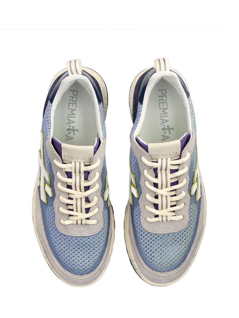 Premiata Sneakers Uomo Nous Celeste