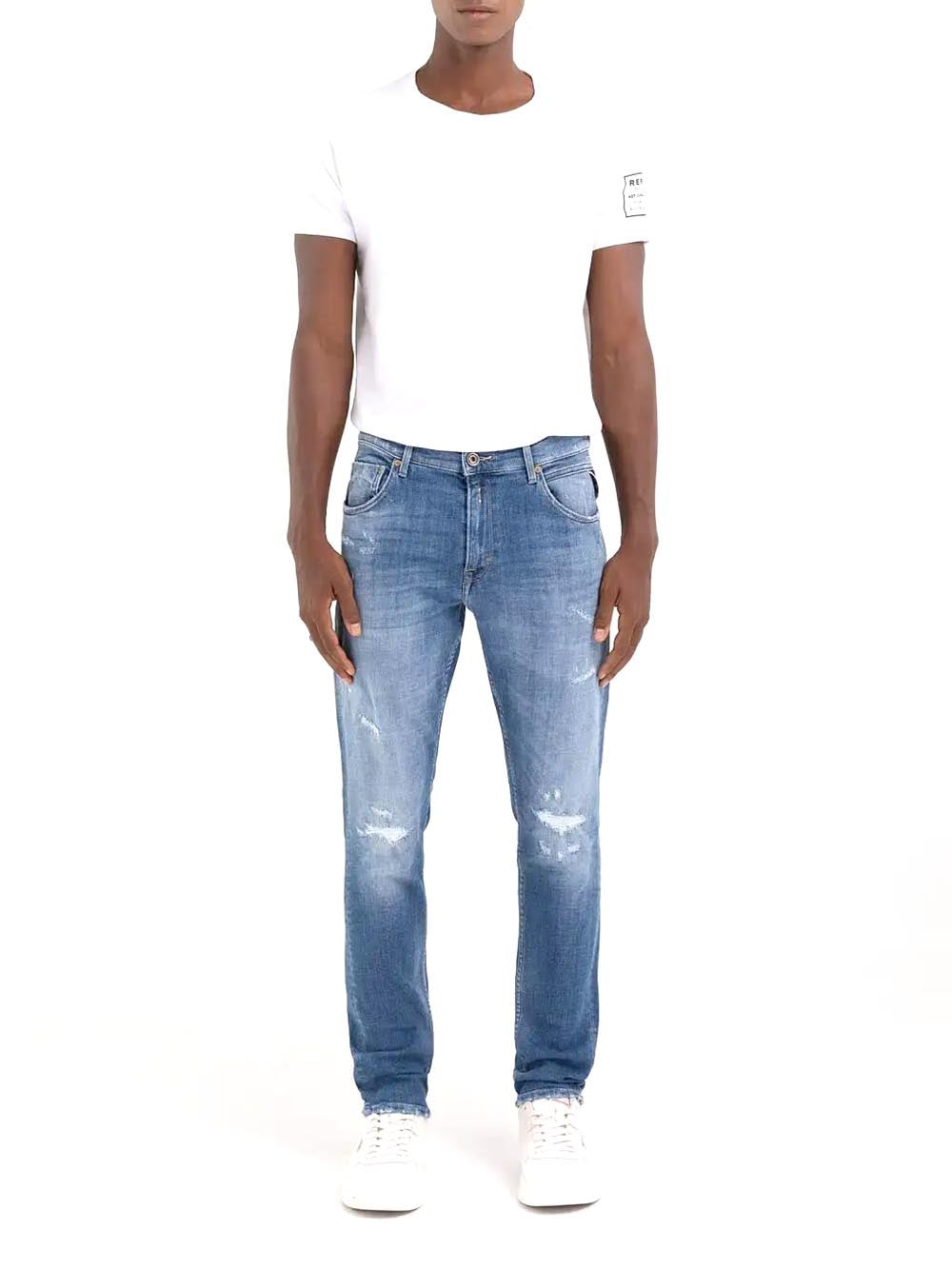 Replay Jeans Uomo M1021q.000.141 656 Medio