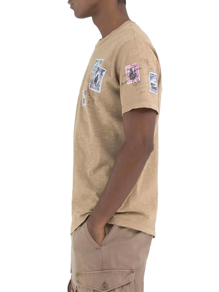 Replay T-shirt Uomo M6807 .000.22336g Beige