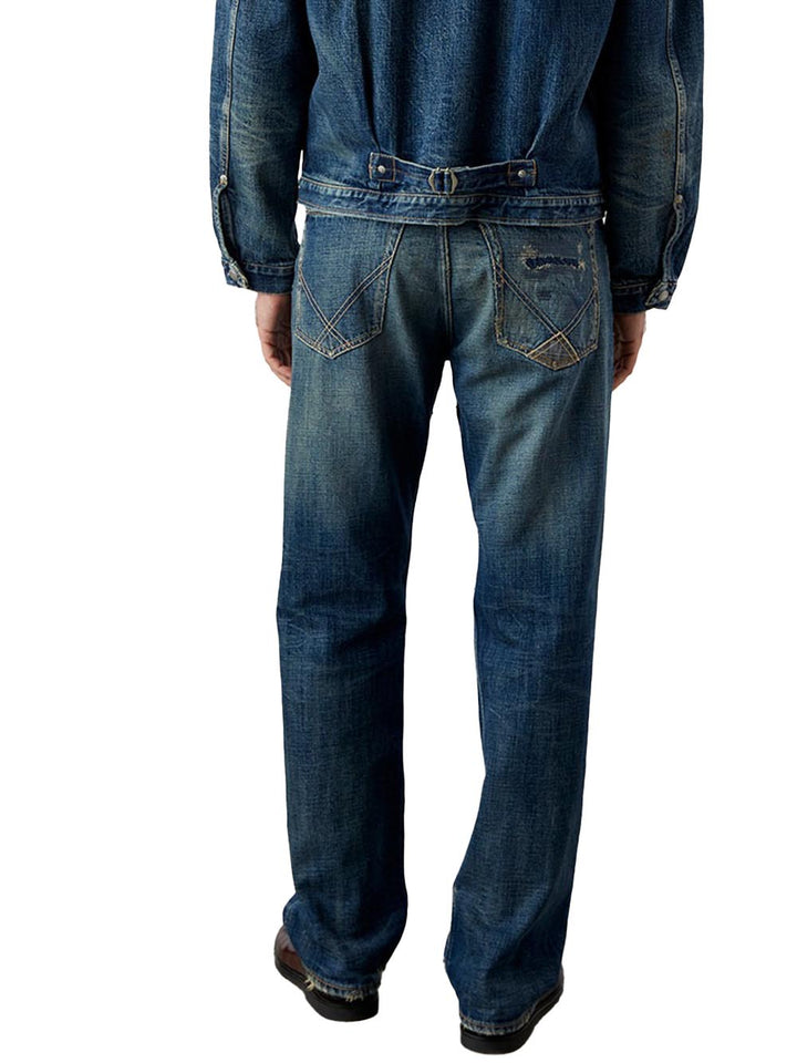 Roy Roger's Jeans Uomo Cult Wide Research Nowords Blu medio