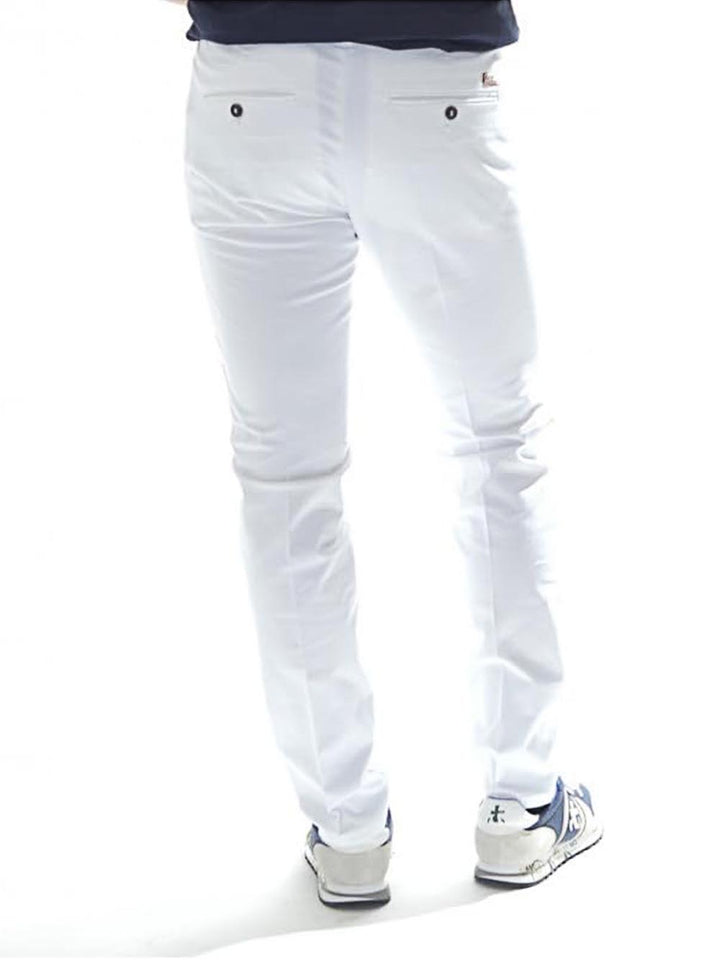 Roy Roger's Pantalone Uomo New Rolf Man Bianco