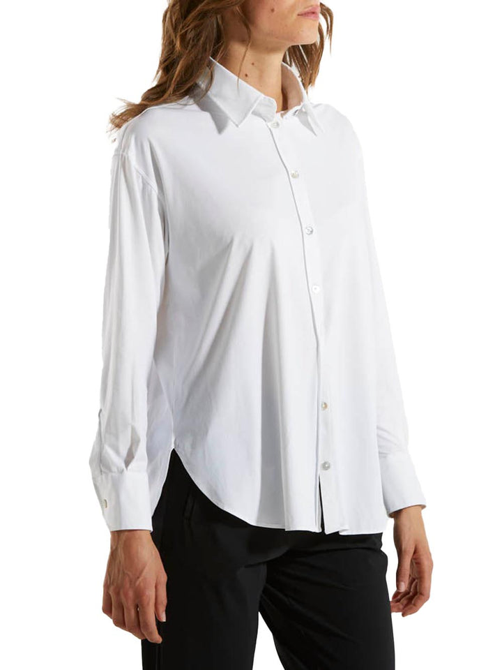 RRD Roberto Ricci Designs Camicia Donna Oxford Boyfriend Wom Shirt Bianco