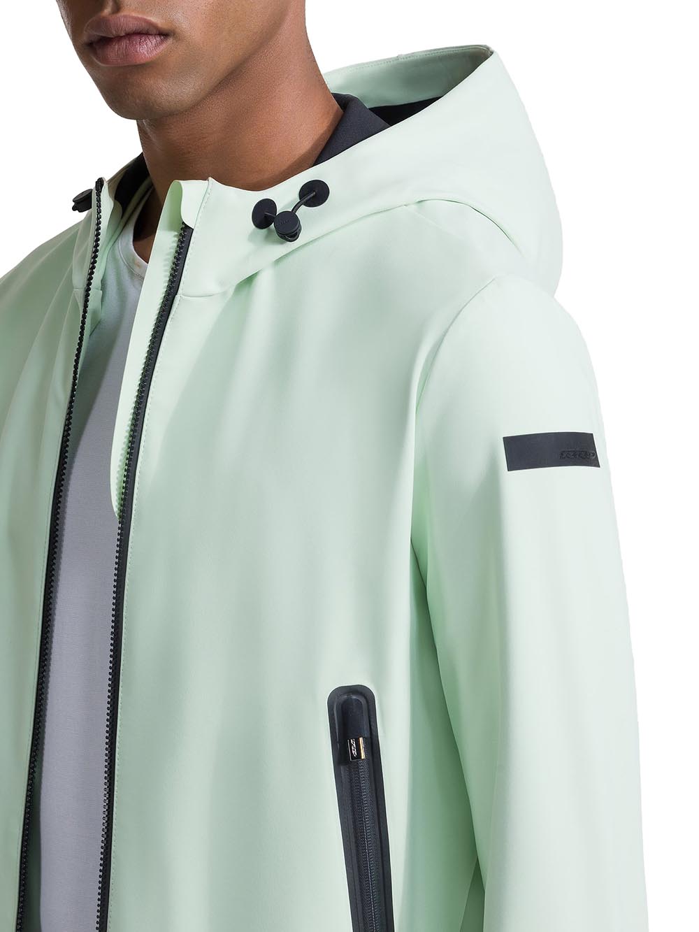 RRD Roberto Ricci Designs Giubbino Uomo Summer Hood Jkt Verde acqua