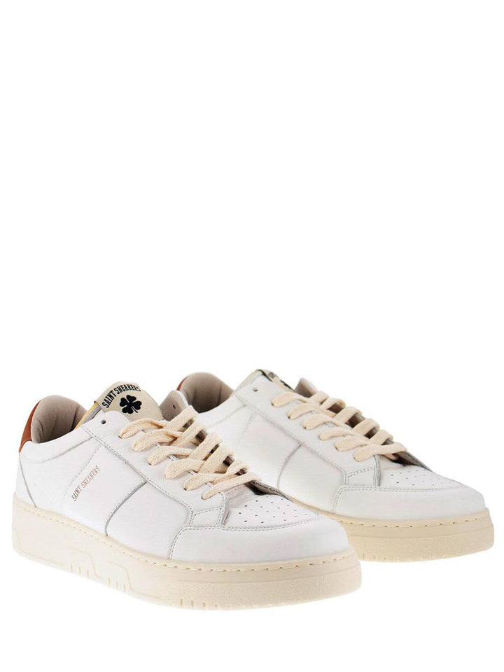 Saint Sneakers Sneakers Uomo Golf Bianco/Cuoio