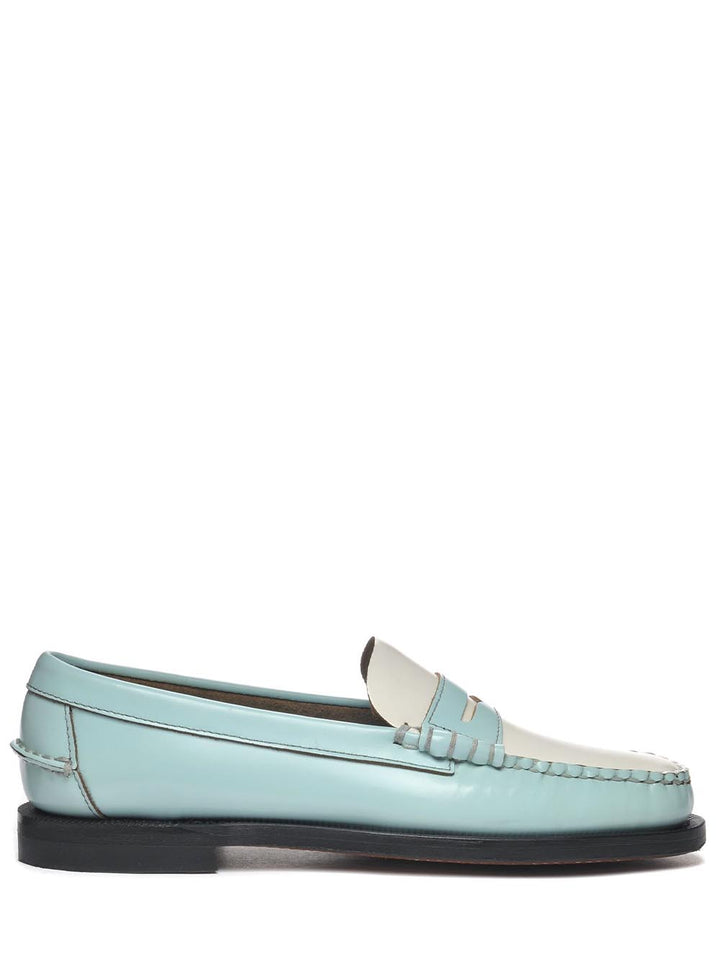 Sebago Mocassino Donna Classic Dan Pigment Verde/Bianco