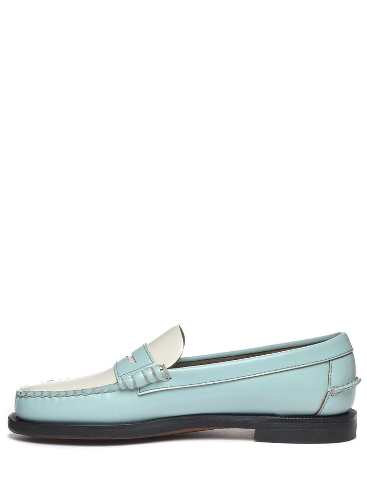 Sebago Mocassino Donna Classic Dan Pigment Verde/Bianco