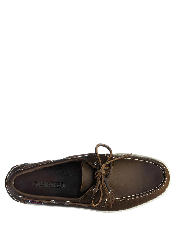 Sebago Mocassino Uomo Docksides Portland Budu 7111miw Marrone