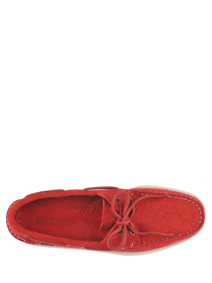 Sebago Mocassino Uomo Portland Flesh Out Rosso