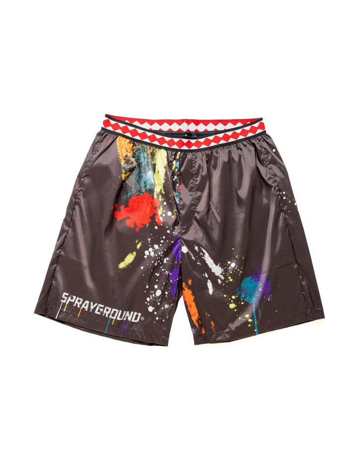 Sprayground Costume Uomo Color Splash Elastic Midi Nero