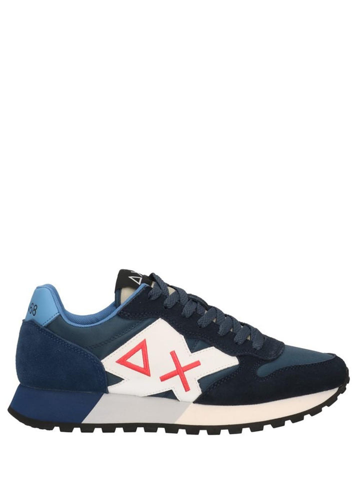 SUN68 Sneakers Uomo Z34111 Jaki Solid Blu