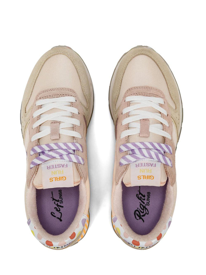 SUN68 Sneakers Donna Z34205 Ally Candy Cane Bianco/Panna