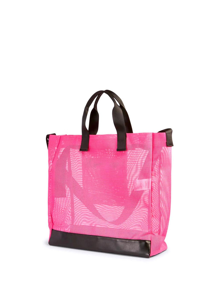 Sundek Borsa da mare Donna Big Mesh Beach Bag Aw828abp7300 Fucsia