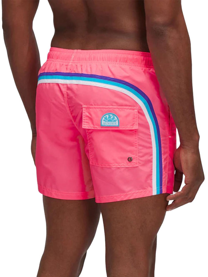 Sundek Costume Uomo Boardshort M504bdta100 Rosa fluo