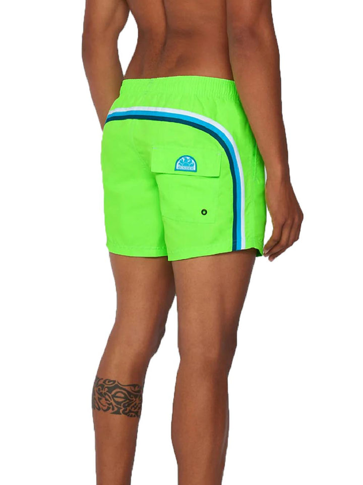 Sundek Costume Uomo Boardshort M504bdta100 Verde fluo