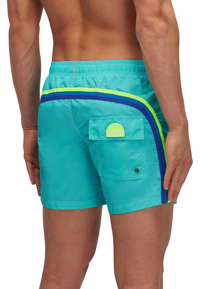 Sundek Costume Uomo Boardshort M504bdta100 Celeste