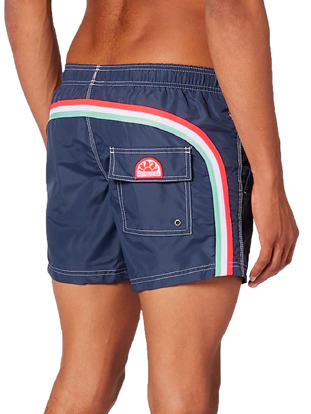 Sundek Costume Uomo Boardshort M504bdta100 Blu