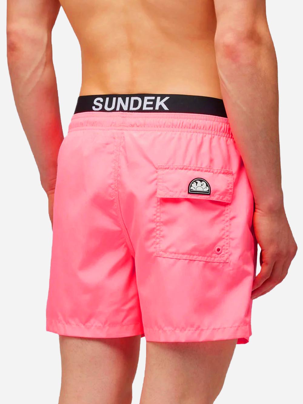 Sundek Costume Uomo Boardshort M721bdp0300 Rosa fluo