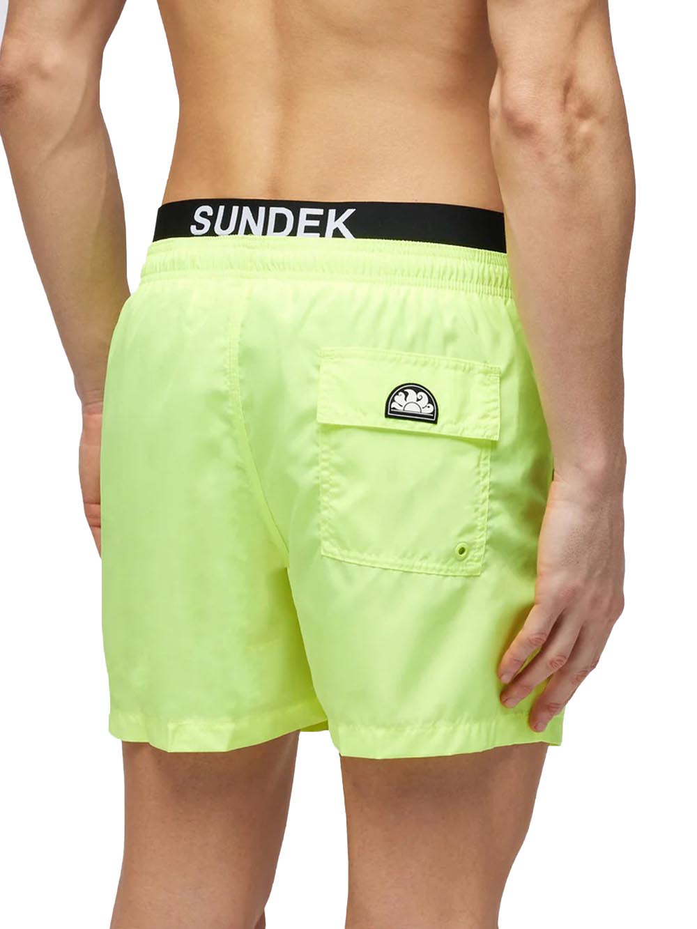 Sundek Costume Uomo Boardshort M721bdp0300 Giallo fluo