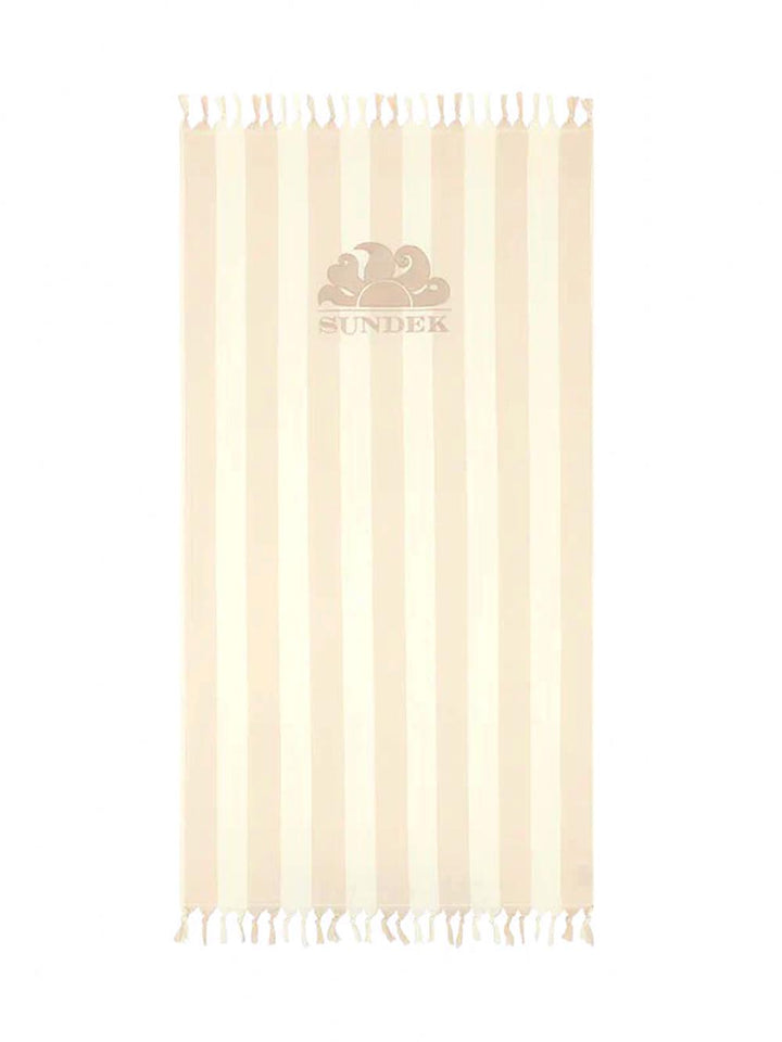 Sundek Telo Mare Unisex Boulders Towel Am321atc1000 Beige