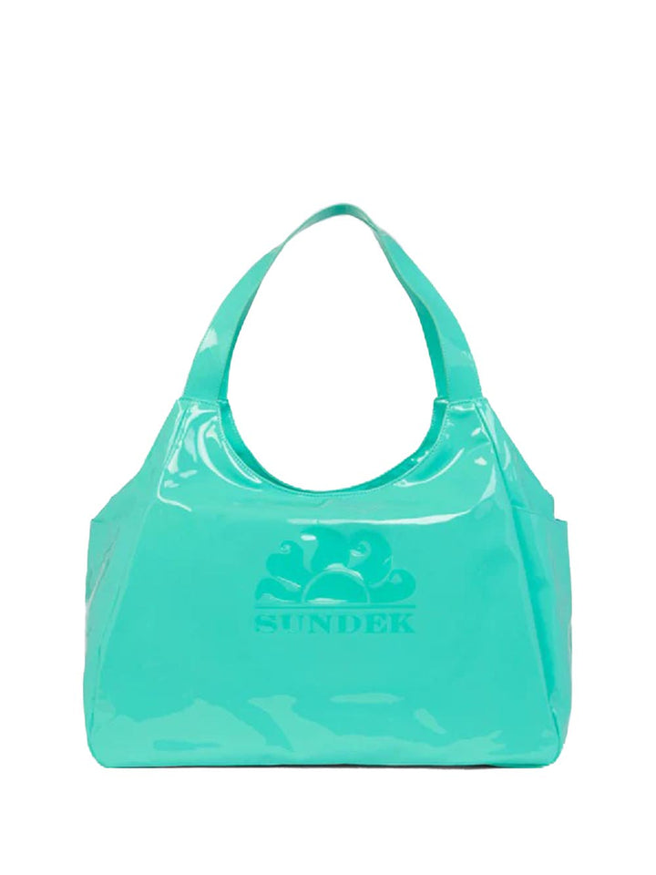 Sundek Borsa da mare Donna Chel Bag Aw417abpv400 Verde tiffany