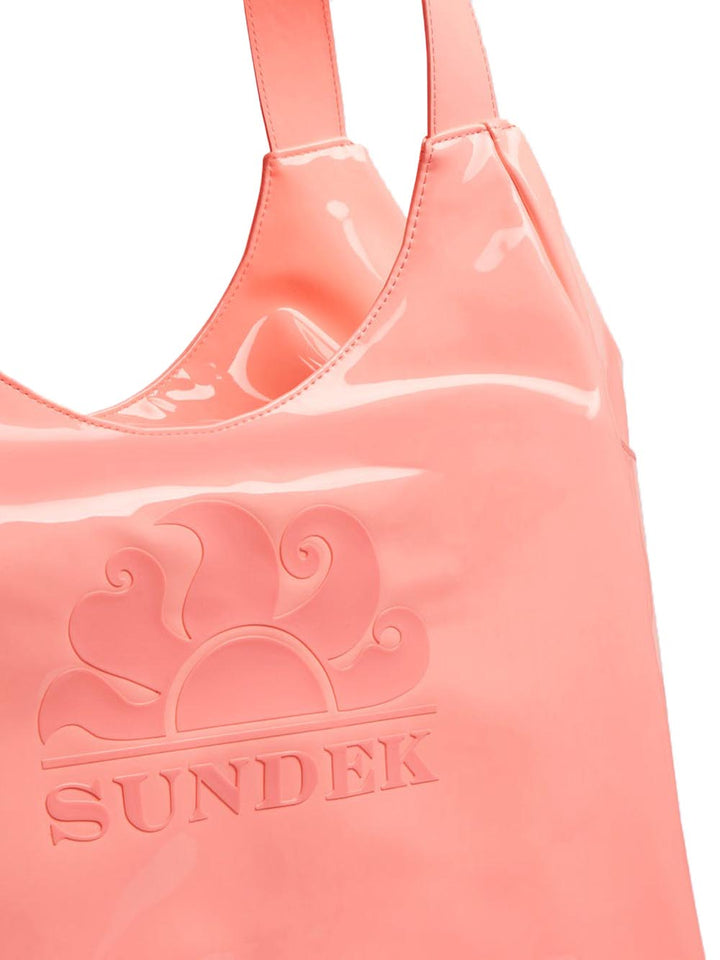 Sundek Borsa da mare Donna Chel Bag Aw417abpv400 Rosa pesca