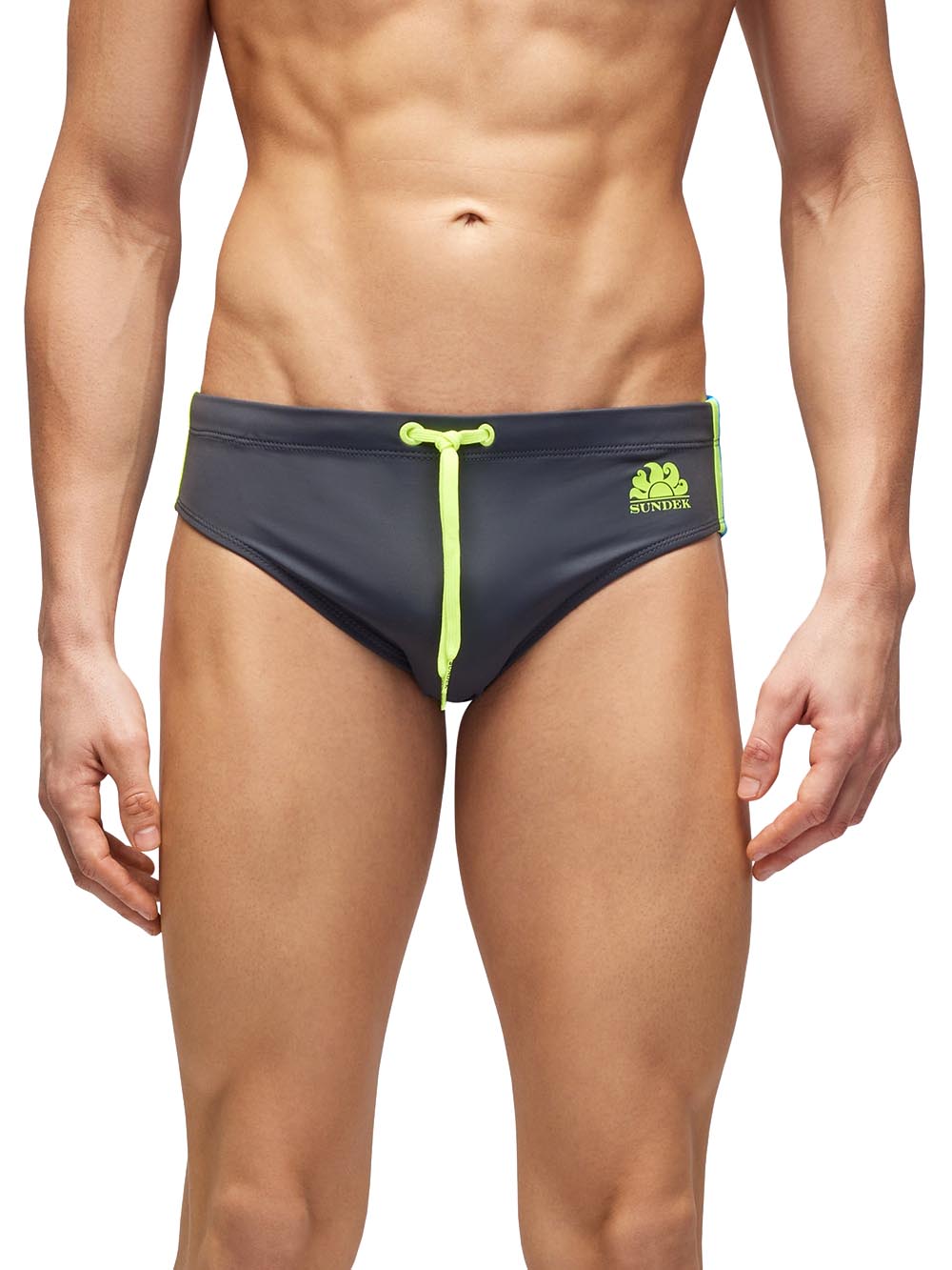 Sundek Costume Uomo Diwalter Swim Brief M279ssl3000 Grigio