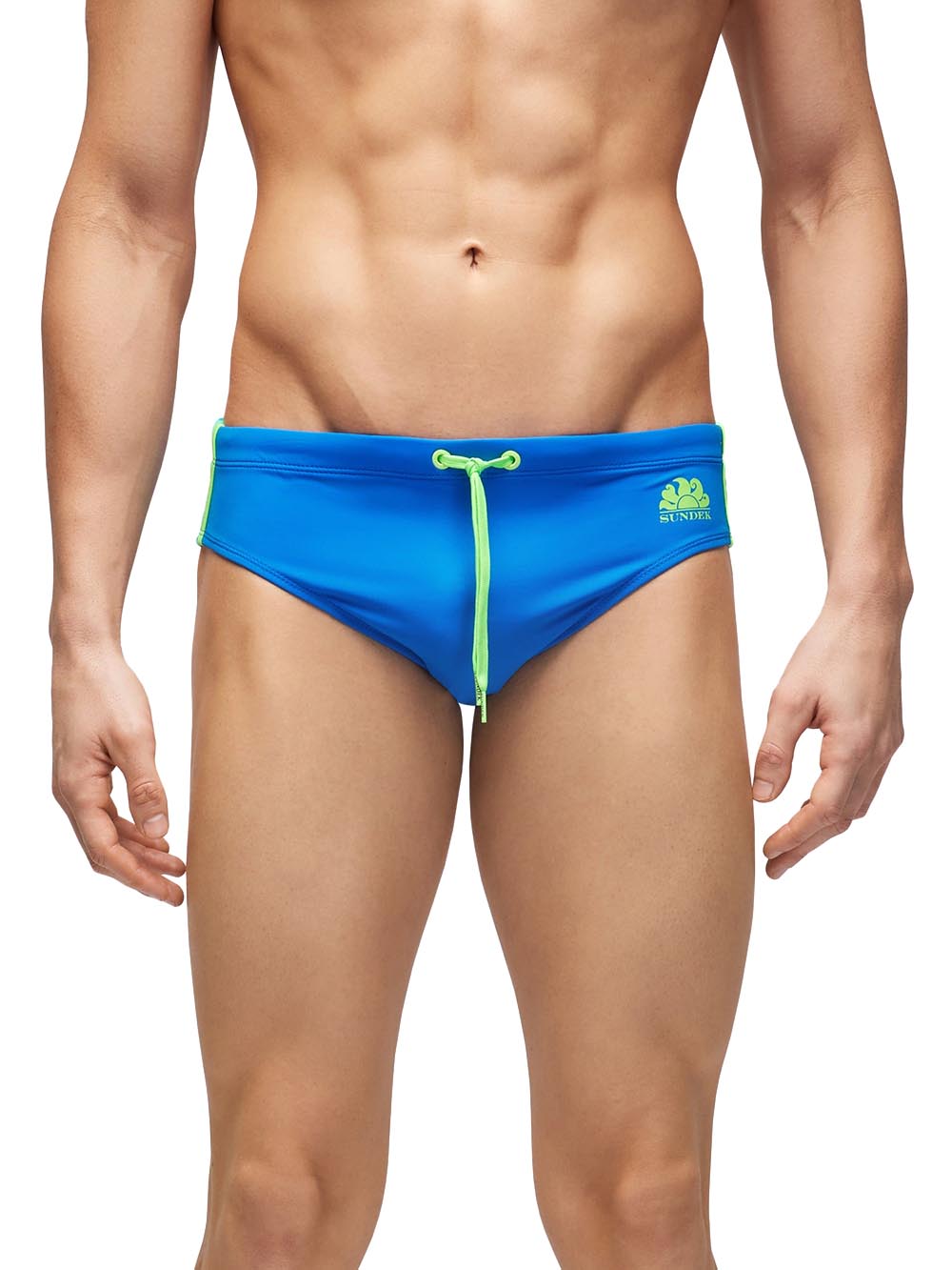 Sundek Costume Uomo Diwalter Swim Brief M279ssl3000 Bluette