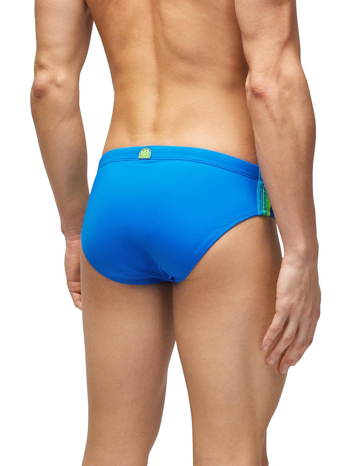 Sundek Costume Uomo Diwalter Swim Brief M279ssl3000 Bluette