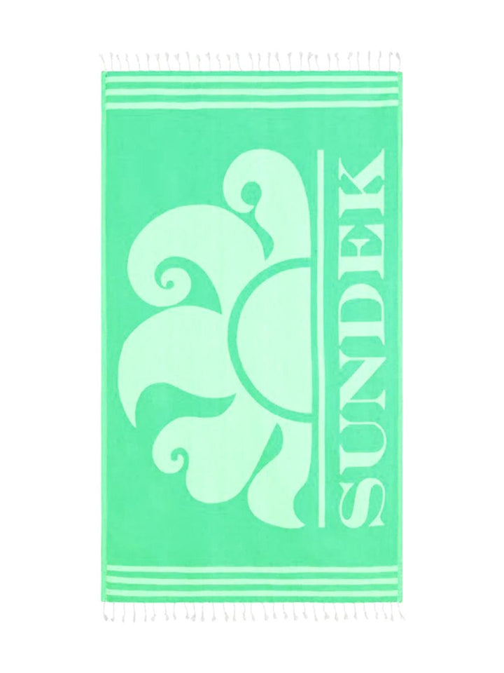 Sundek Telo Mare Unisex Key Fouta Towel Am401atc1000 Verde tiffany