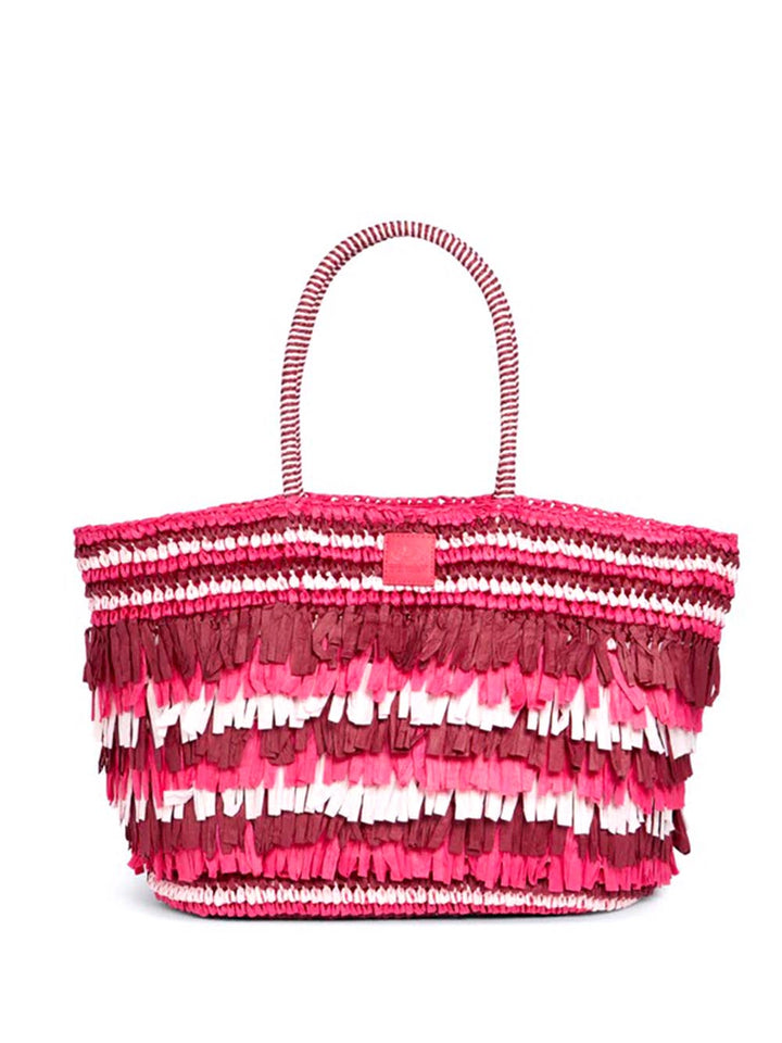 Sundek Borsa a Mano Donna Libera Fringes Bag Aw744abpa100 Fucsia