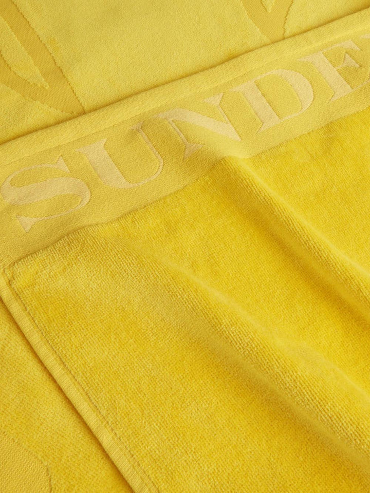 Sundek Telo Mare Unisex Logo Towel Am379atc1000 Giallo