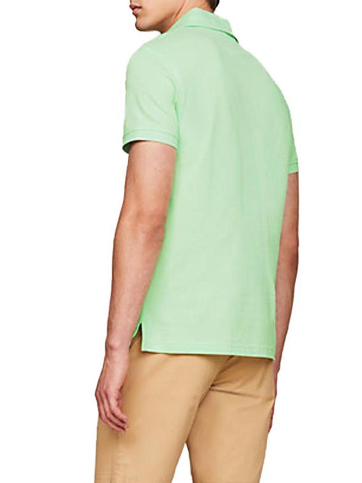 Tommy Hilfiger Polo Uomo Mw0mw17771 Verde acqua