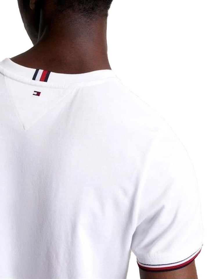 Tommy Hilfiger T-shirt Uomo Mw0mw32584 Bianco