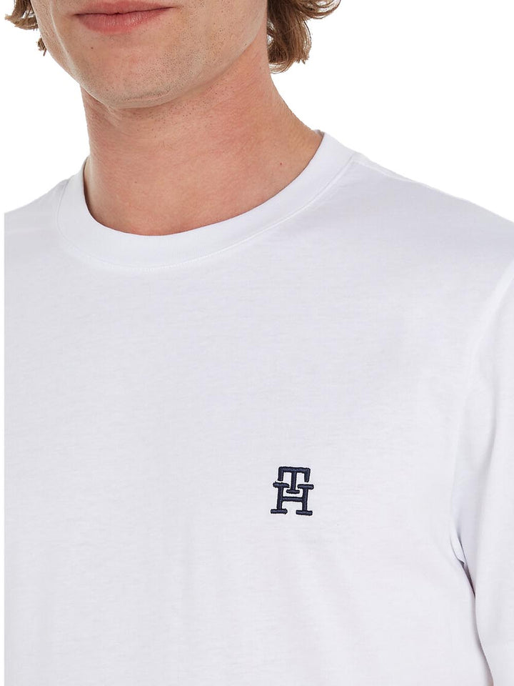 Tommy Hilfiger T-shirt Uomo Mw0mw33987 Bianco