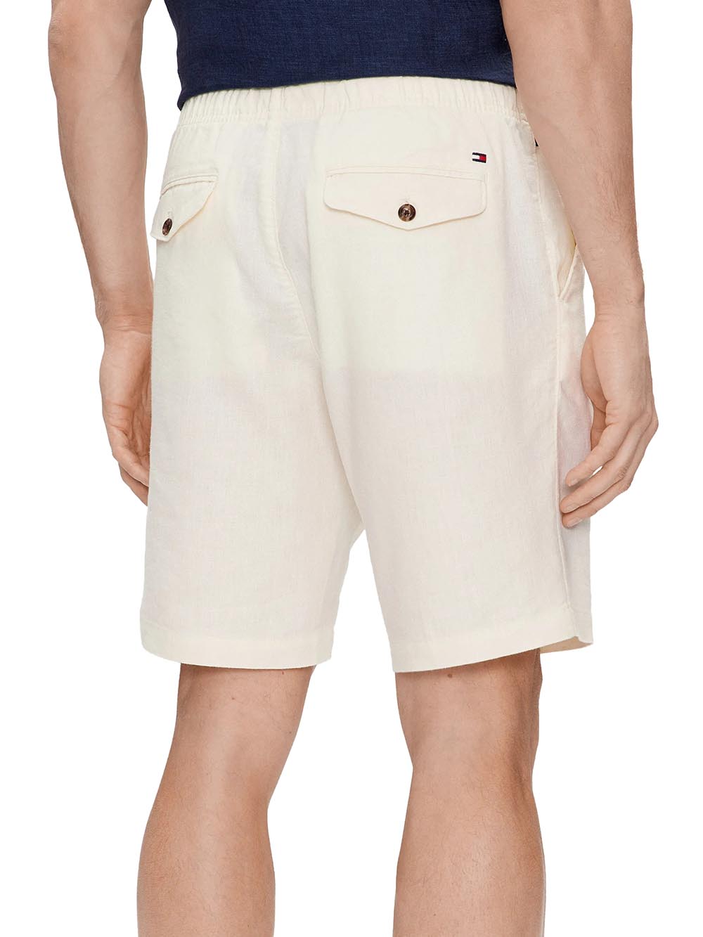 Tommy Hilfiger Bermuda Uomo Mw0mw34498 Panna