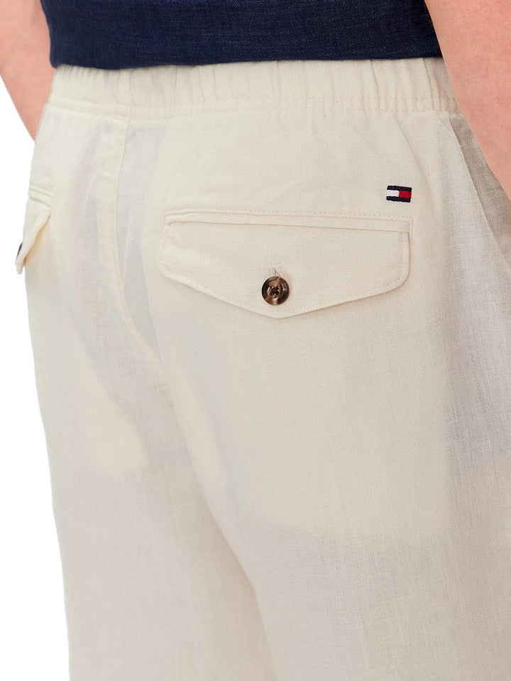 Tommy Hilfiger Bermuda Uomo Mw0mw34498 Panna