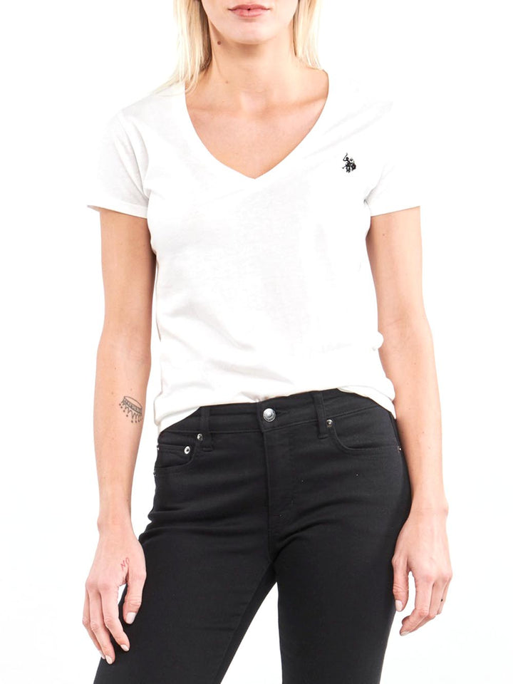 U.S. Polo Assn. T-shirt Donna Bell 67334 51520 Bianco