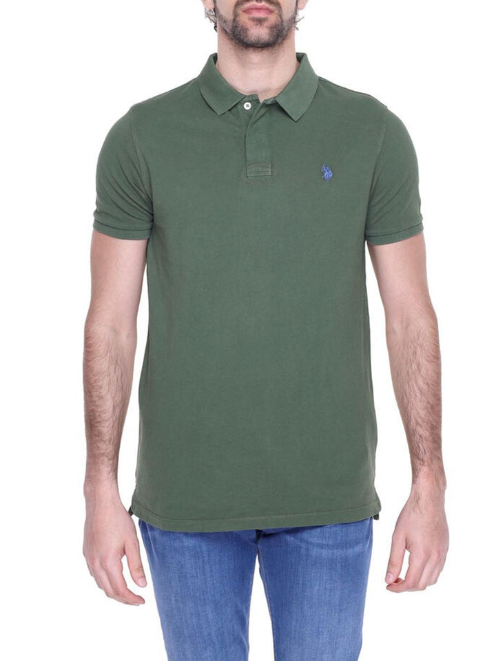 U.S. Polo Assn. Polo Uomo Hump 67557 53397 Verde bosco