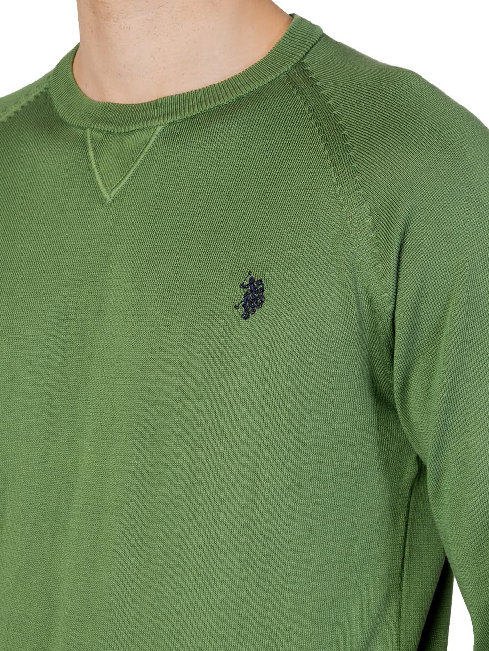 U.S. Polo Assn. Maglia Uomo Lin 67603 53568 Verde militare