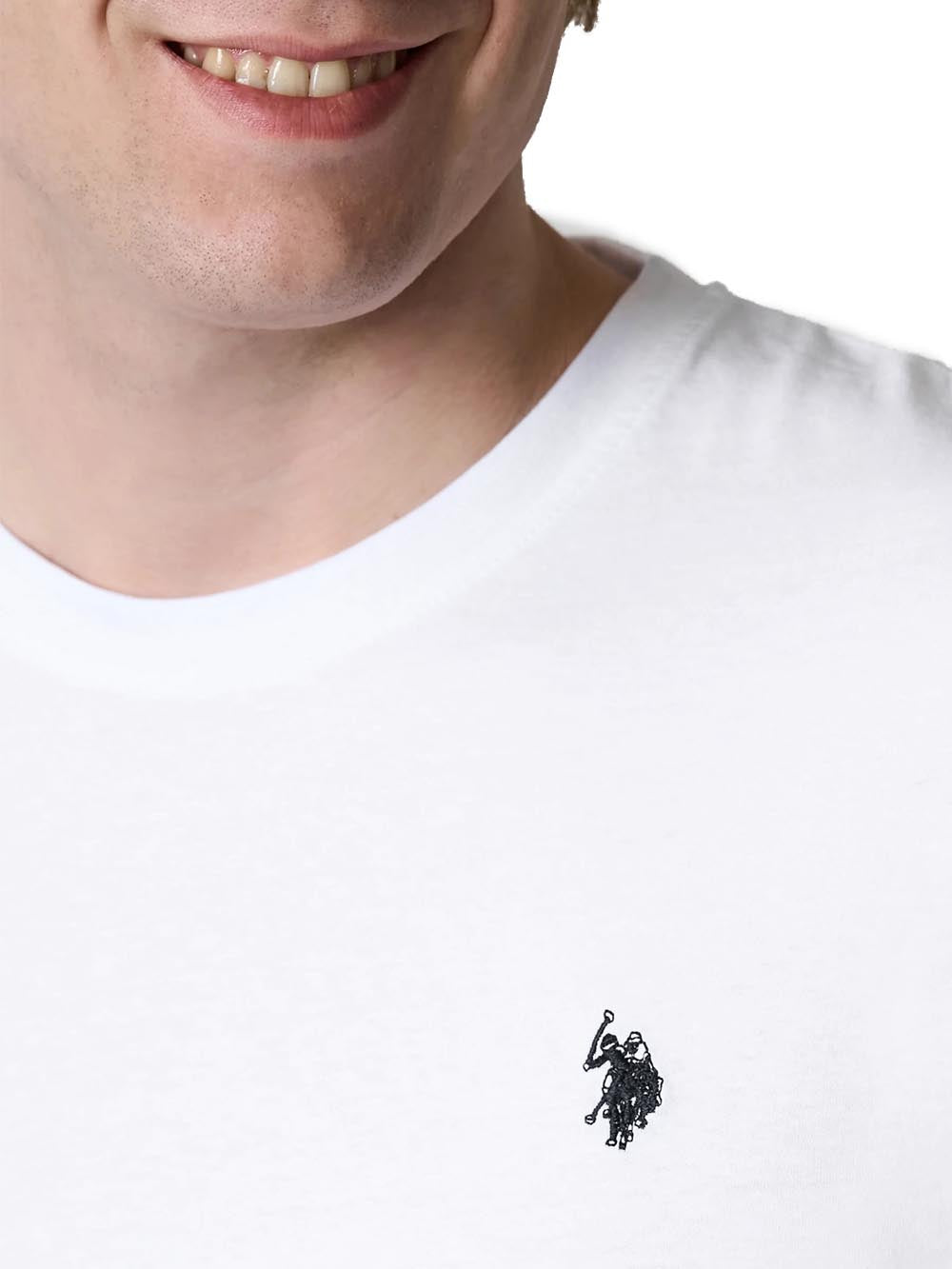 U.S. Polo Assn. T-shirt Uomo Mick 67359 49351 Bianco