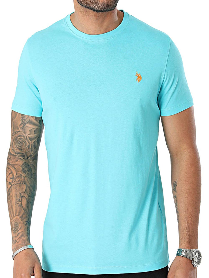 U.S. Polo Assn. T-shirt Uomo Mick 67359 49351 Celeste