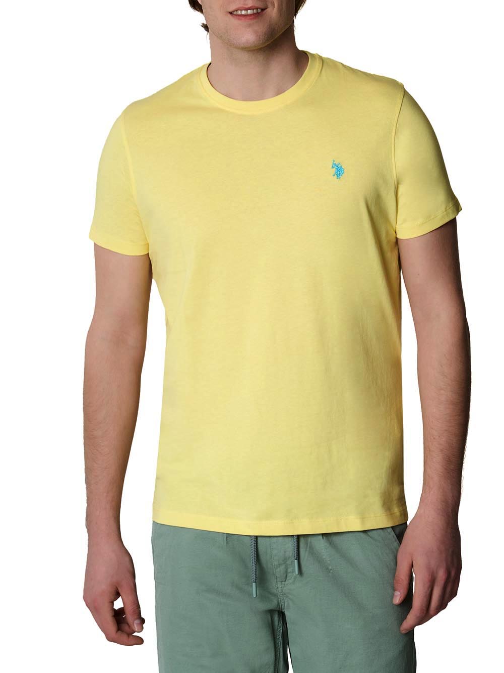 U.S. Polo Assn. T-shirt Uomo Mick 67359 49351 Giallo