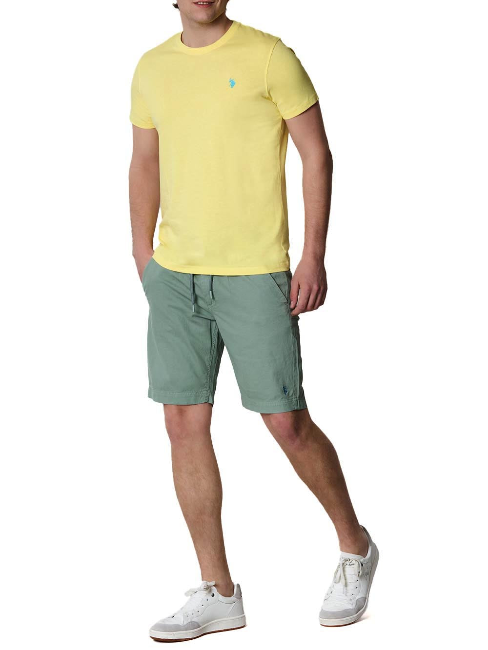 U.S. Polo Assn. T-shirt Uomo Mick 67359 49351 Giallo