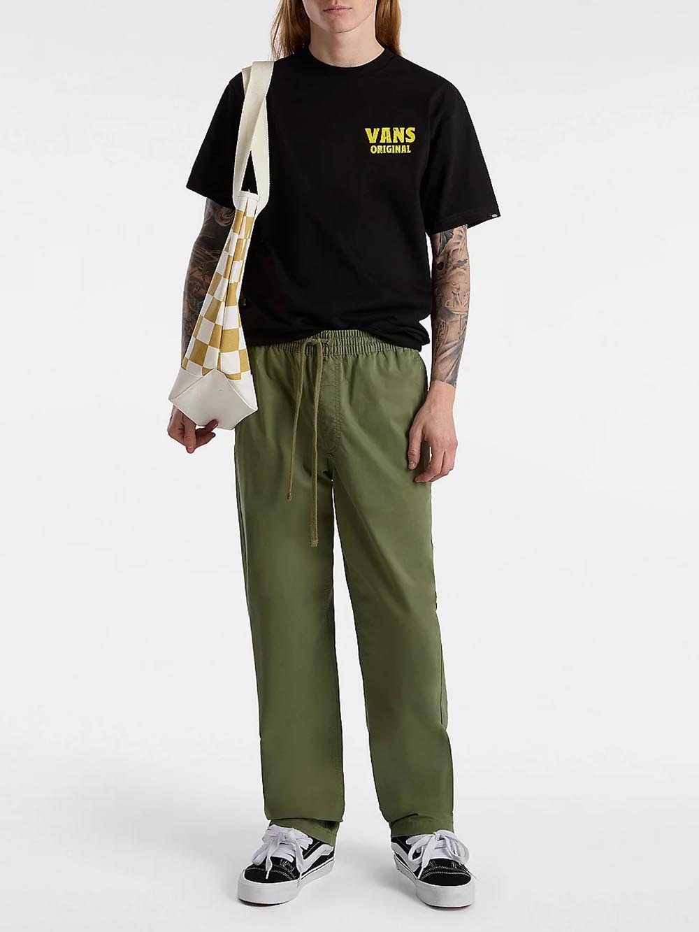 Vans Pantalone Uomo Mn Range Relaxed Ela Vn0a5fjj Verde