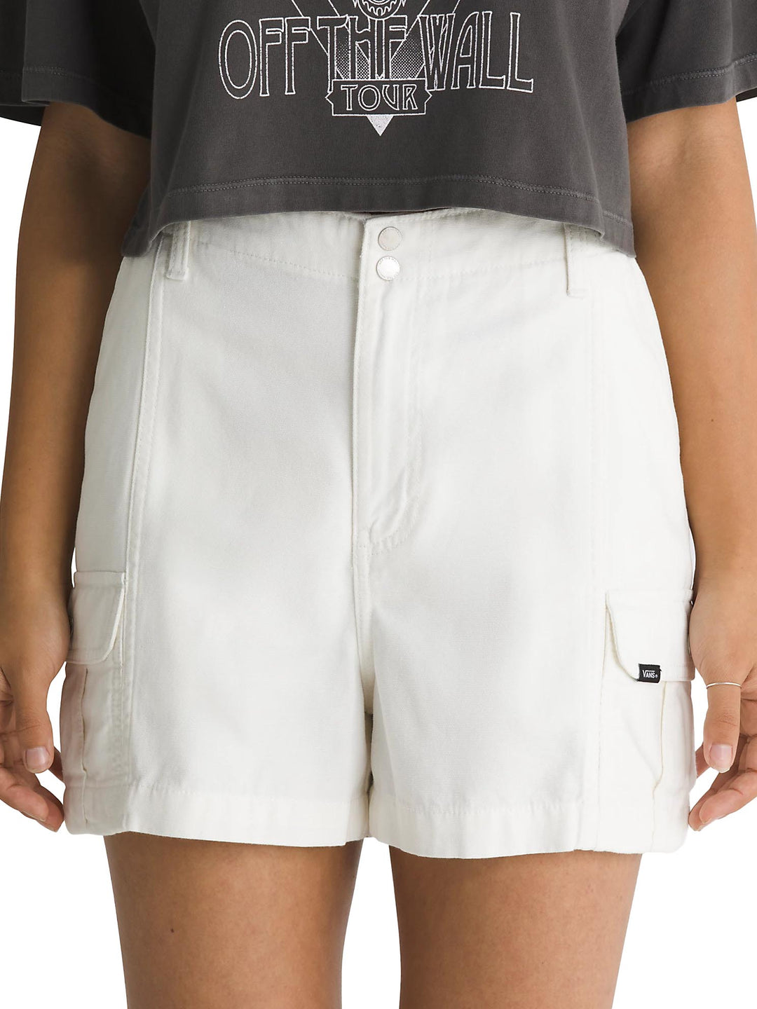 Vans Short Donna Sidewalk Cargo Short Vn000gjc Bianco