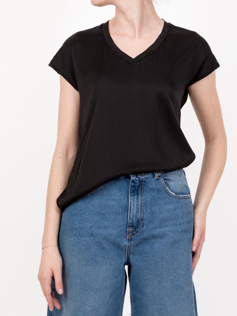 Vicolo T-shirt Donna Tb0039 Nero