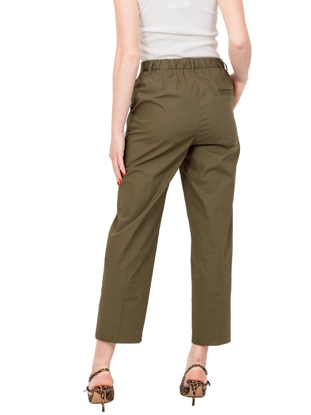 Vicolo Pantalone Donna Tb2781 Verde militare